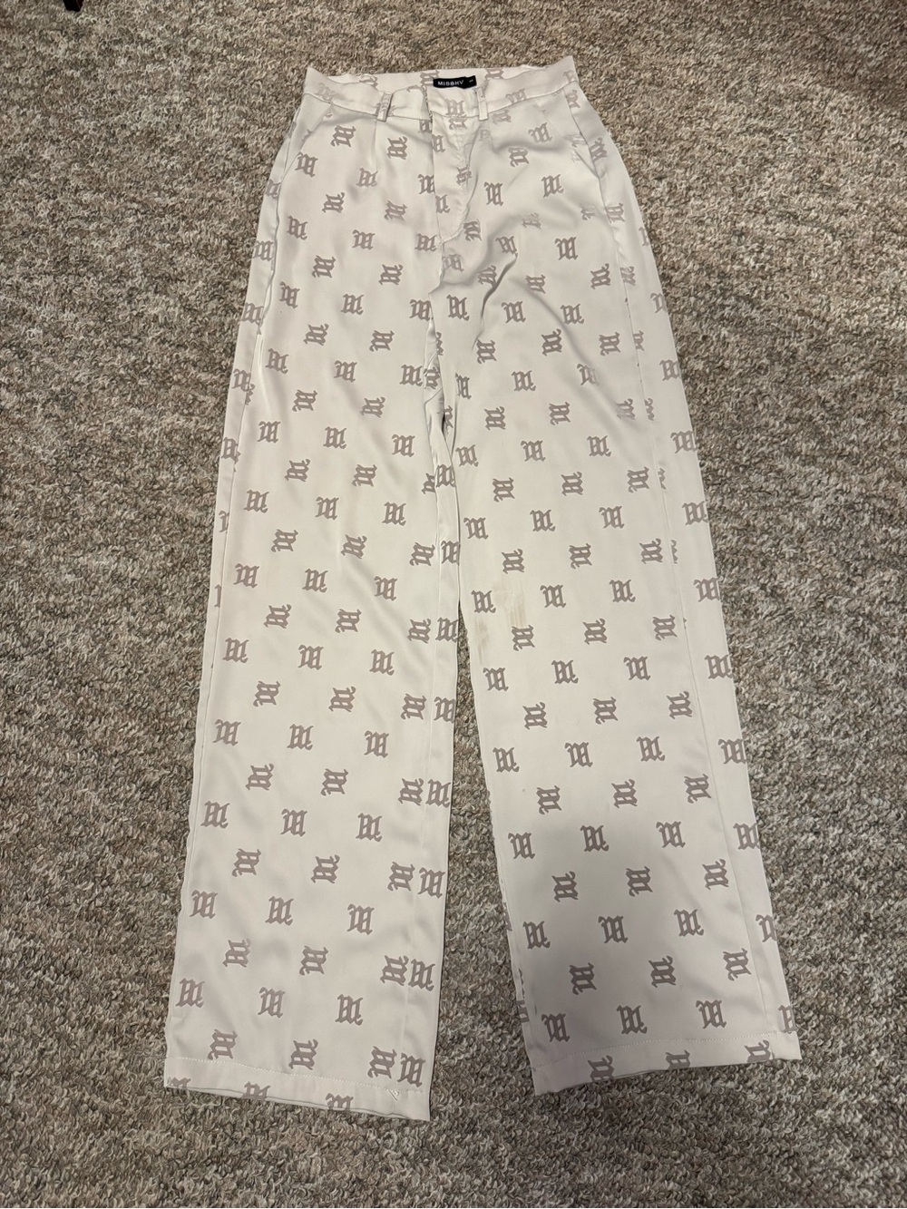 MISBHV Monogram Print Trousers